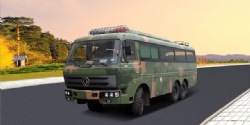 Dongfeng 24-30 seat diesel camouflage mini off-road tourist passenger bus on sale