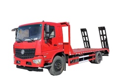 Dongfeng 4x2 200hp flatbed truck 5.4m platform transport Wrecker Truck